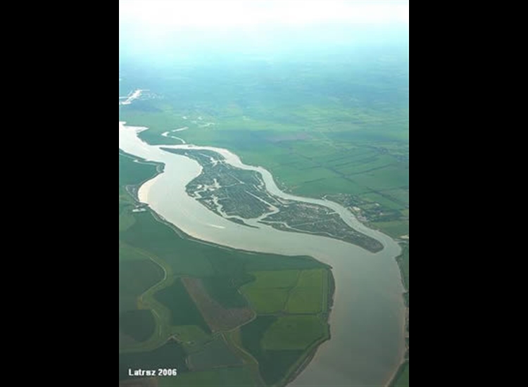 River Crouch and Bridgemarsh Island near Althorne, Essex