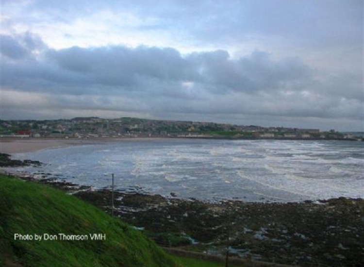Banff Bay in a strong northerly