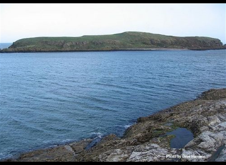 Isle of Muck looking across the Northern anchorage from the shore