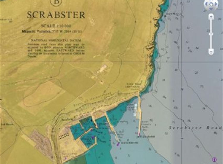 Visichart of Scrabster Harbour